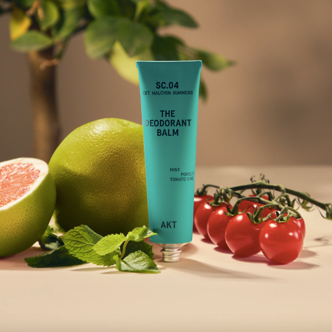 Natural Deodorant Balm by AKT London in Halcyon Summers scent